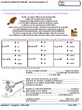 Tableau recapitulatif de conjugaison cm1