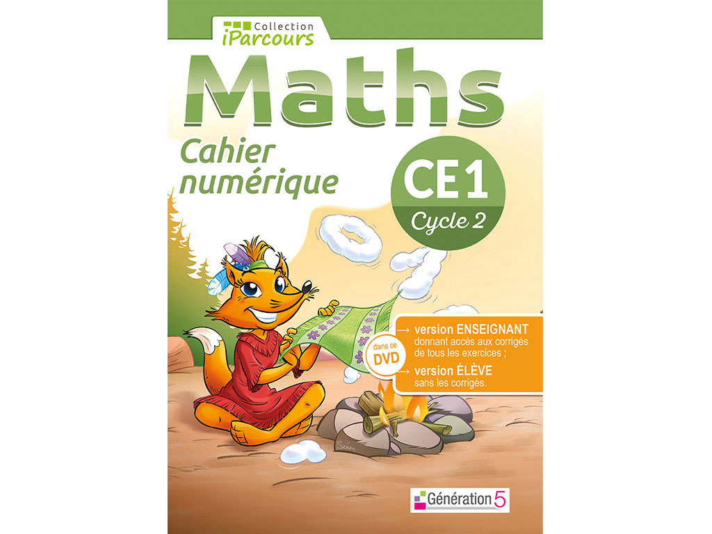 Cahier numérique iParcours CE1- Mathématiques